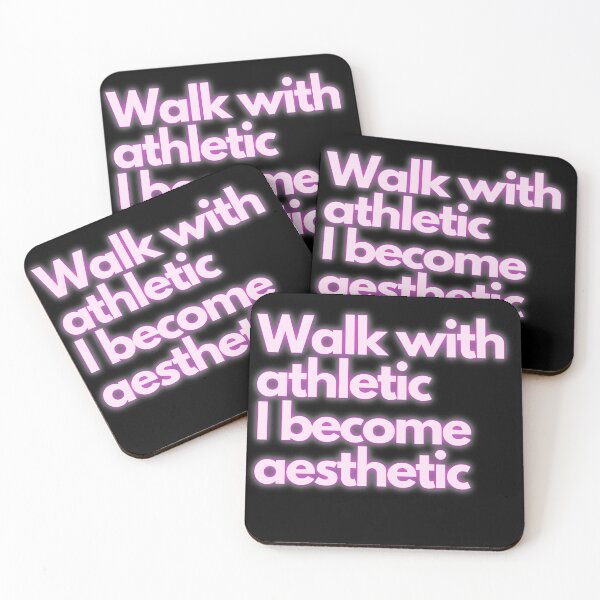 Item preview, Walk with athletic I become aesthetic designed and sold by Red-ElYoubi.