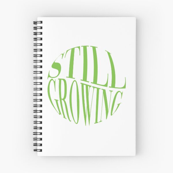 Item preview, still growing typography in fluro green designed and sold by emscalligraphy.