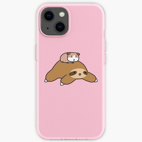 Sloth and Guinea Pig iPhone Soft Case