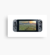 Nintendo Switch Controller (Oil Paint Edition) Canvas Print