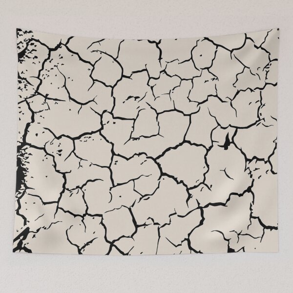 Item preview, Black and beige crackle pattern designed and sold by Jenmag.