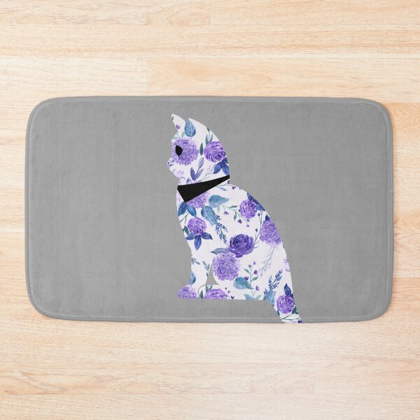 Item preview, Kawaii Adorable Cat with Beautiful Flower Pattern, Popoki 1011 designed and sold by VinBasis.