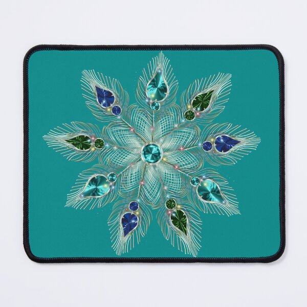 Item preview, PEACOCK FEATHER MANDALA 204 designed and sold by sana90.