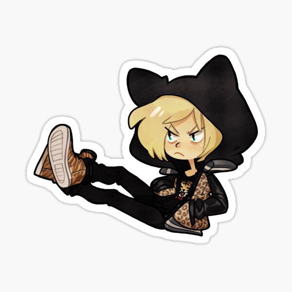 Kitten Yurio Sticker