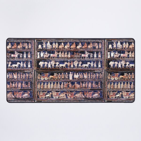 UR. Standard of Ur mosaic. Desk Mat