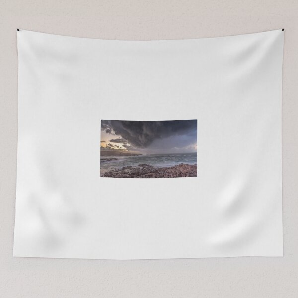 Item preview, Sunrise Storm off the Rocks designed and sold by VinImagery.