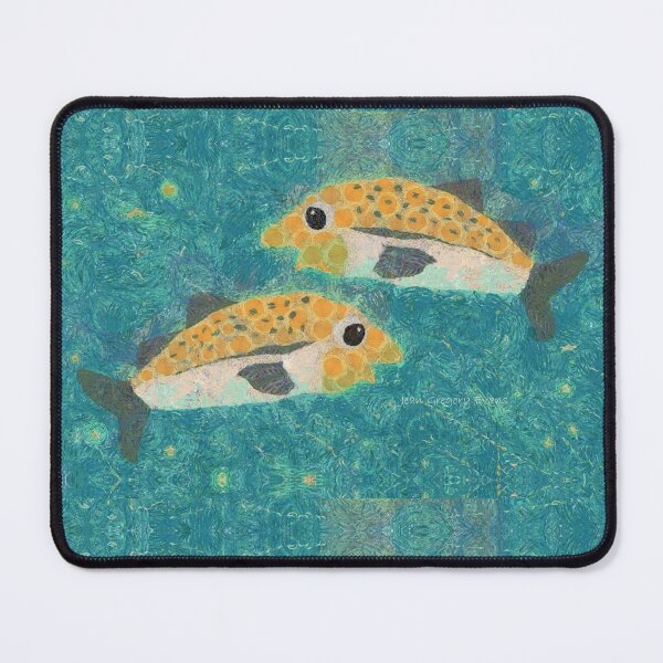 Item preview, FISH PASSING IN THE NIGHT designed and sold by Jean Gregory Evans.