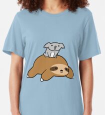 Koala and Sloth Slim Fit T-Shirt
