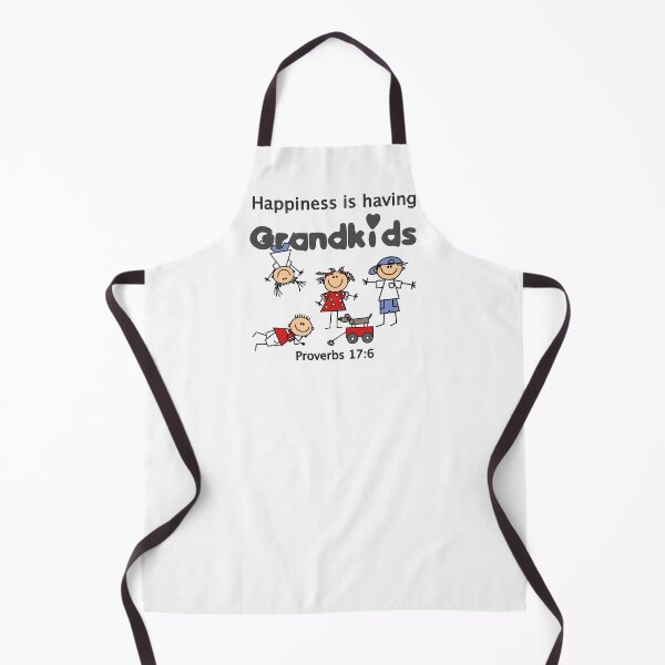 Item preview, Christian Design - Happiness is having Grandkids - Proverbs 17 verse 6 designed and sold by simplydesignart.
