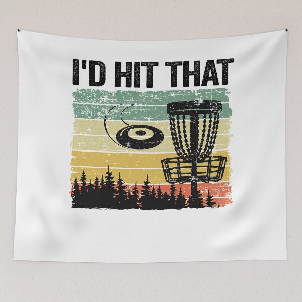 Item preview, I'd Hit That Disc Golf Basket Player Disc Golf designed and sold by Stronzi.