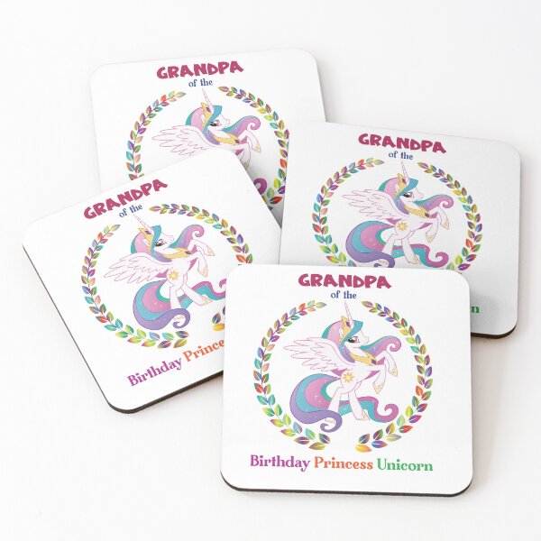 Item preview, Grandpa of The Birthday Princess Unicorn designed and sold by omegaplus.