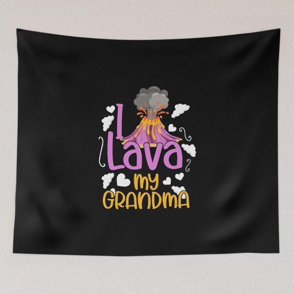 Item preview, I Lava My Grandma Volcanology Supervolcanoes Lava Magma designed and sold by Nessshirts.