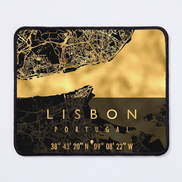 Item preview, LISBON MAP PORTUGAL designed and sold by hatimelhag.