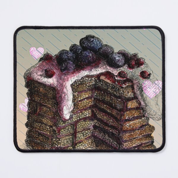 Item preview, Vintage Retro Pop Art Black Forest Cake with Hearts designed and sold by TheKingdomAttic.