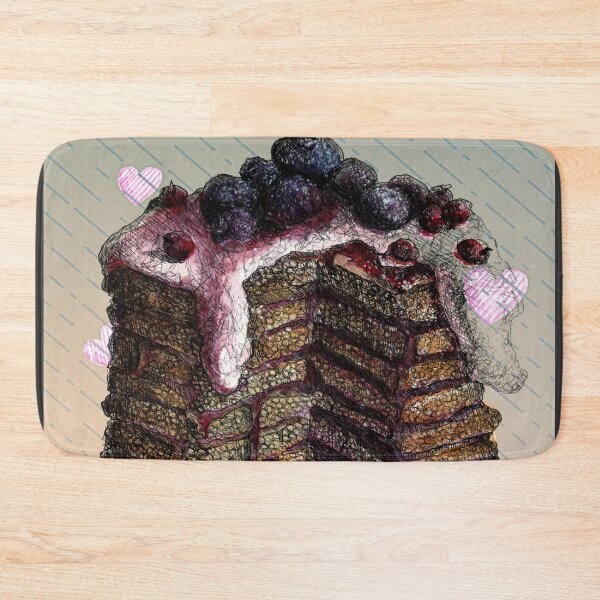 Item preview, Vintage Retro Pop Art Black Forest Cake with Hearts designed and sold by TheKingdomAttic.
