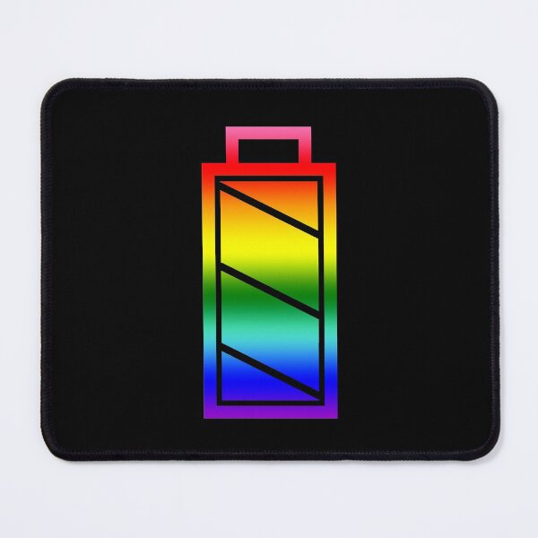 Item preview, Fully Charged Pride Battery Graphic designed and sold by SeguinM.