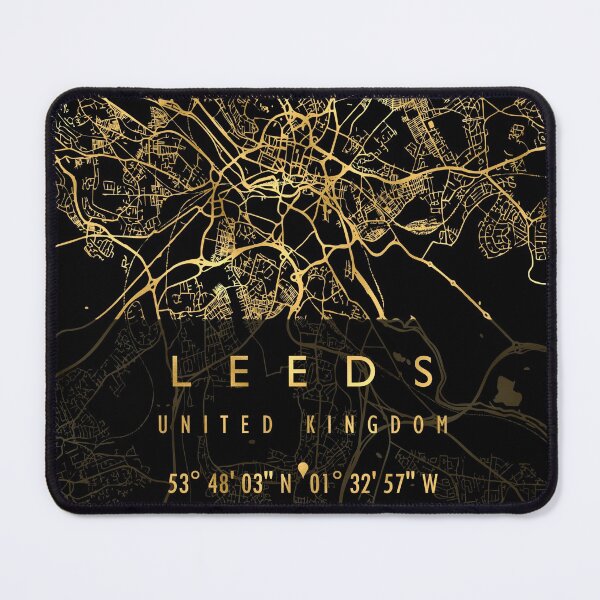Item preview, LEEDS MAP UNITED KINGDOM designed and sold by hatimelhag.