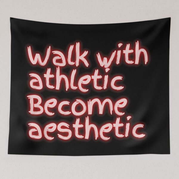 Item preview, Walk with athletic become aesthetic designed and sold by Red-ElYoubi.