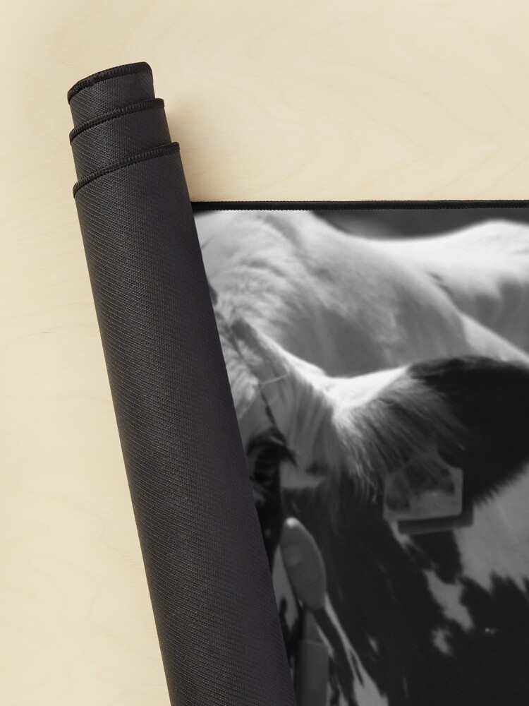 Alternate view of Portrait of a cow Mouse Pad