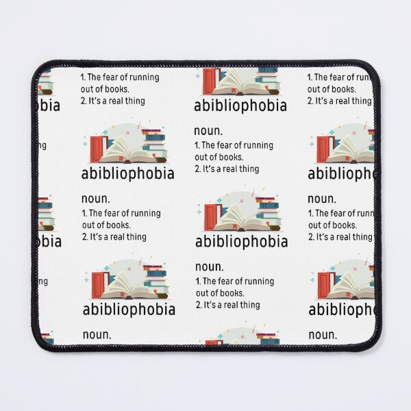 Item preview, Abibliophobia-Funny Reading Bookworm Reader Gift SK designed and sold by andregiftshopzz.
