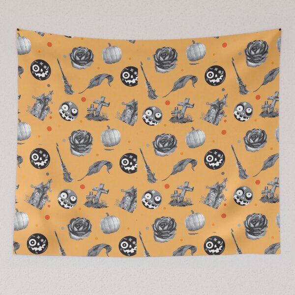Item preview, Halloween Exploring Pattern Crazy Pattern designed and sold by CRAZY-T.