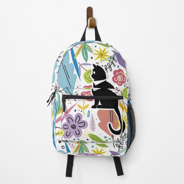 Item preview, Kawaii Adorable Cat with Beautiful Flower Pattern, Popoki 1008 designed and sold by VinBasis.