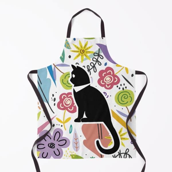Item preview, Kawaii Adorable Cat with Beautiful Flower Pattern, Popoki 1008 designed and sold by VinBasis.