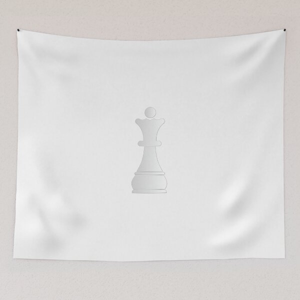 Item preview, White queen chess piece designed and sold by peculiardesign.