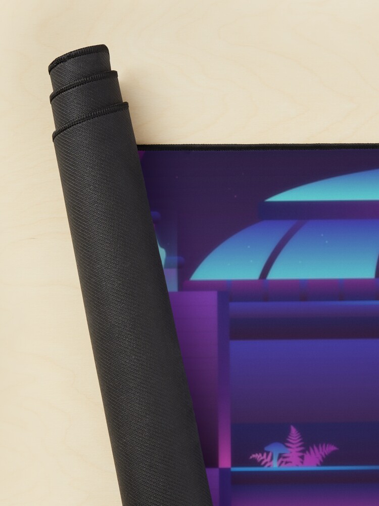 Alternate view of Synthwave Vivec City Mouse Pad