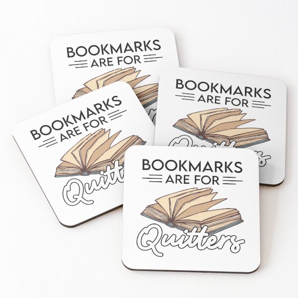 Item preview, Bookmarks Are For Quitters,Reading Bookworm Lovers SK designed and sold by andregiftshopzz.