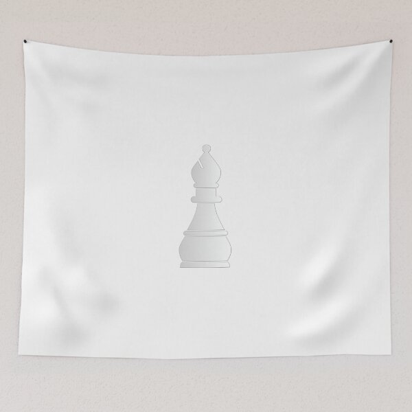Item preview, White bishop chess piece designed and sold by peculiardesign.