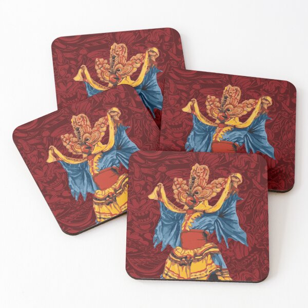 Item preview, Traditional Sri Lankan Devil Mask Kolam Dancer designed and sold by SLGreenArrow.