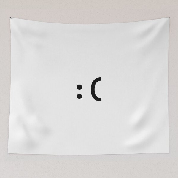 Item preview, Smiley: Sad (Center Aligned) designed and sold by SCRAPPE.