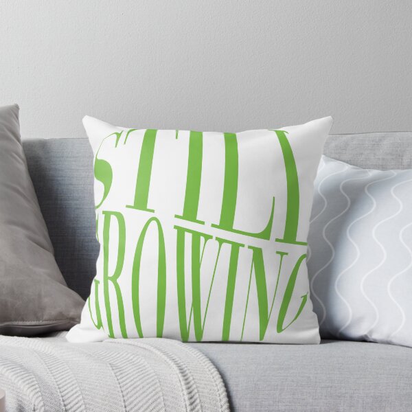 Item preview, still growing typography in fluro green designed and sold by emscalligraphy.