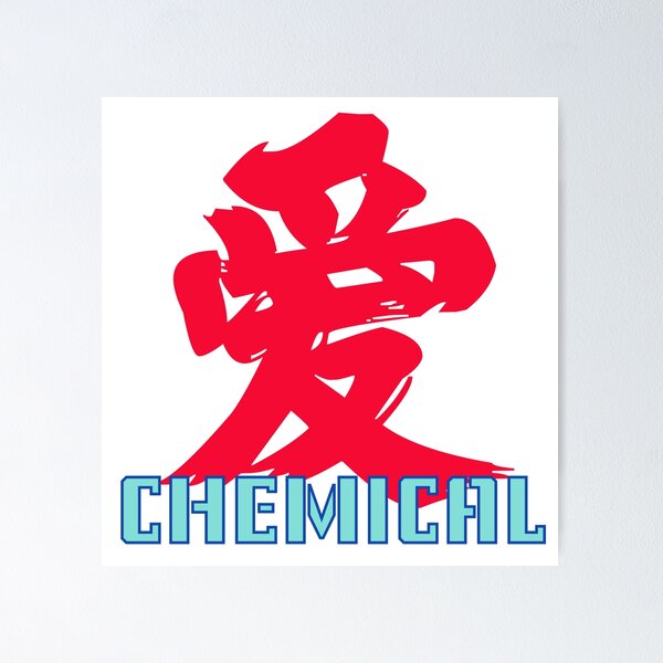 Item preview, "爱" ai / Chemical Love designed and sold by TheJungleJuice.
