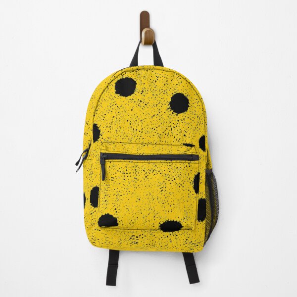 Item preview, Yellow texture polka dots black designed and sold by rupydetequila.