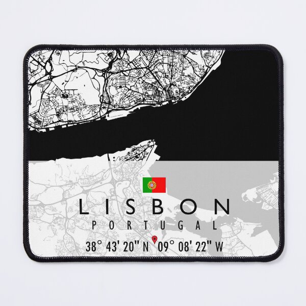 Item preview, LISBON MAP PORTUGAL designed and sold by hatimelhag.