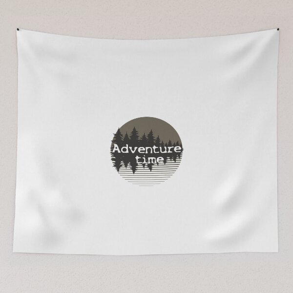 Item preview, Adventures Time Camping Hiking Forest Graphic  designed and sold by PiDesignn.