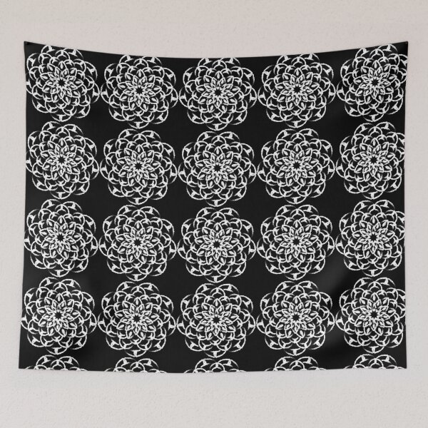 Item preview, rough brush mandala designed and sold by resonanteye.
