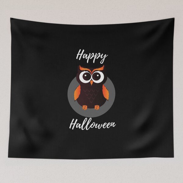 Item preview, Happy Halloween Owl Artwork  designed and sold by RK-Artist.