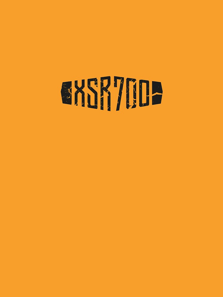 Yamaha XSR700 Yellow 60th Anniversary Distressed Logo by RoughDraft