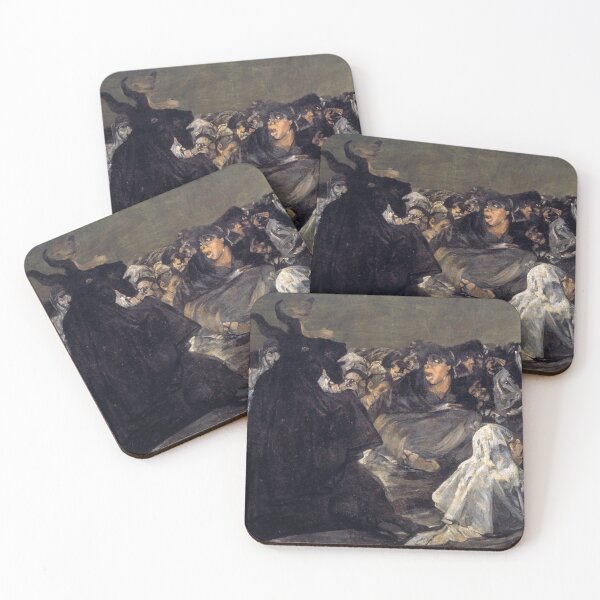 Item preview, Witches' Sabbath (The Great He-Goat) Francisco de Goya, c. 1821 Gothic Fine Art for Halloween designed and sold by CoolArtGeek.
