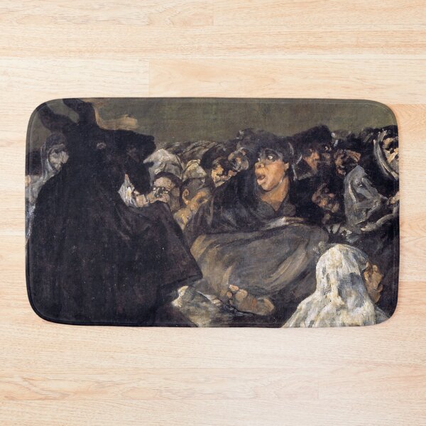 Item preview, Witches' Sabbath (The Great He-Goat) Francisco de Goya, c. 1821 Gothic Fine Art for Halloween designed and sold by CoolArtGeek.