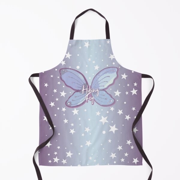 Item preview, Hiking Fey lettering with elven wings in pastel purple - hiking designed and sold by MadandMean.