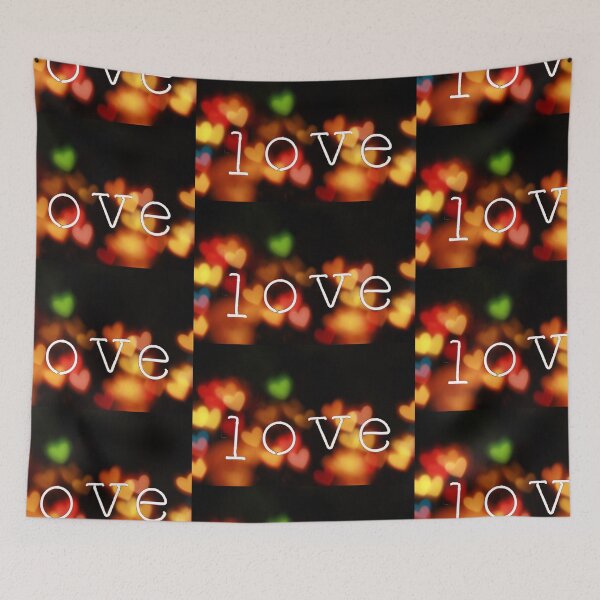 Item preview, be surrounded by love and lit up hearts designed and sold by modern-love-art.
