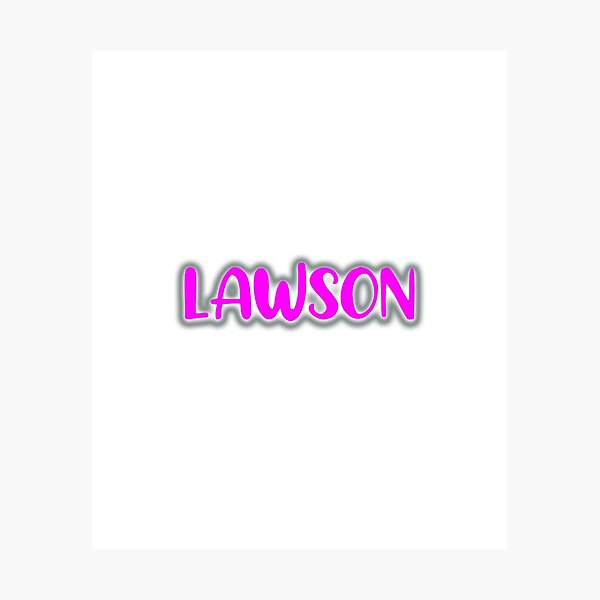 Artikelvorschau, LAWSON entworfen und verkauft von pink-name.