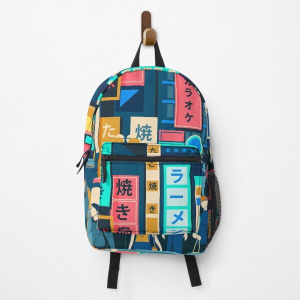 Item preview, Japanese Busy Street At Night designed and sold by Vector Scout Lab.