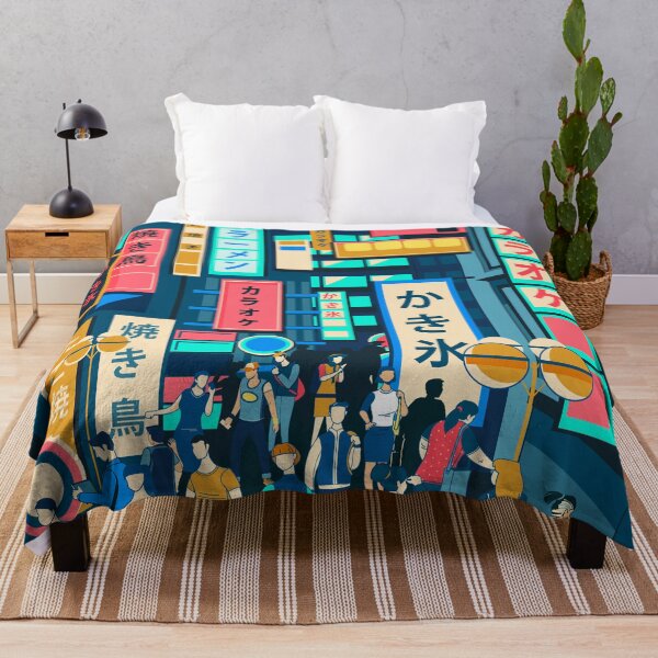Item preview, Japanese Busy Street At Night designed and sold by Vector Scout Lab.