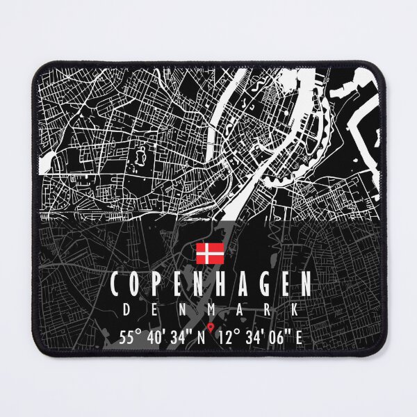 Item preview, COPENHAGEN MAP DENMARK designed and sold by hatimelhag.