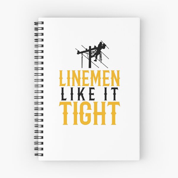 Item preview, Linemen Like It Tight BW ~Electrical Lineman Humor designed and sold by TeesYouWant.